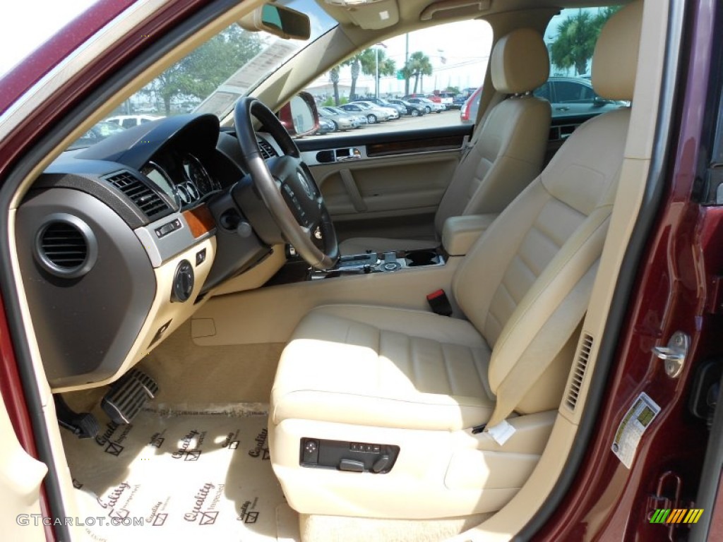 Pure Beige Interior 2008 Volkswagen Touareg 2 V8 Photo #52915221