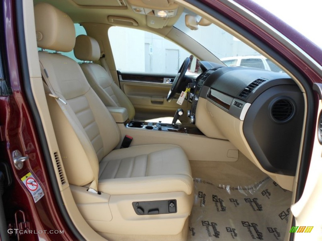 Pure Beige Interior 2008 Volkswagen Touareg 2 V8 Photo #52915257
