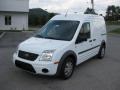 Frozen White 2011 Ford Transit Connect XLT Cargo Van Exterior