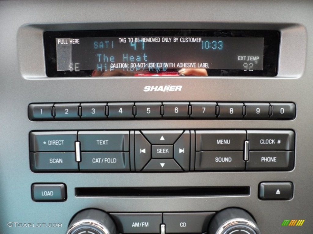 2012 Ford Mustang GT Premium Coupe Controls Photo #52915878