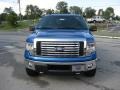 2011 Blue Flame Metallic Ford F150 XLT SuperCrew 4x4  photo #3