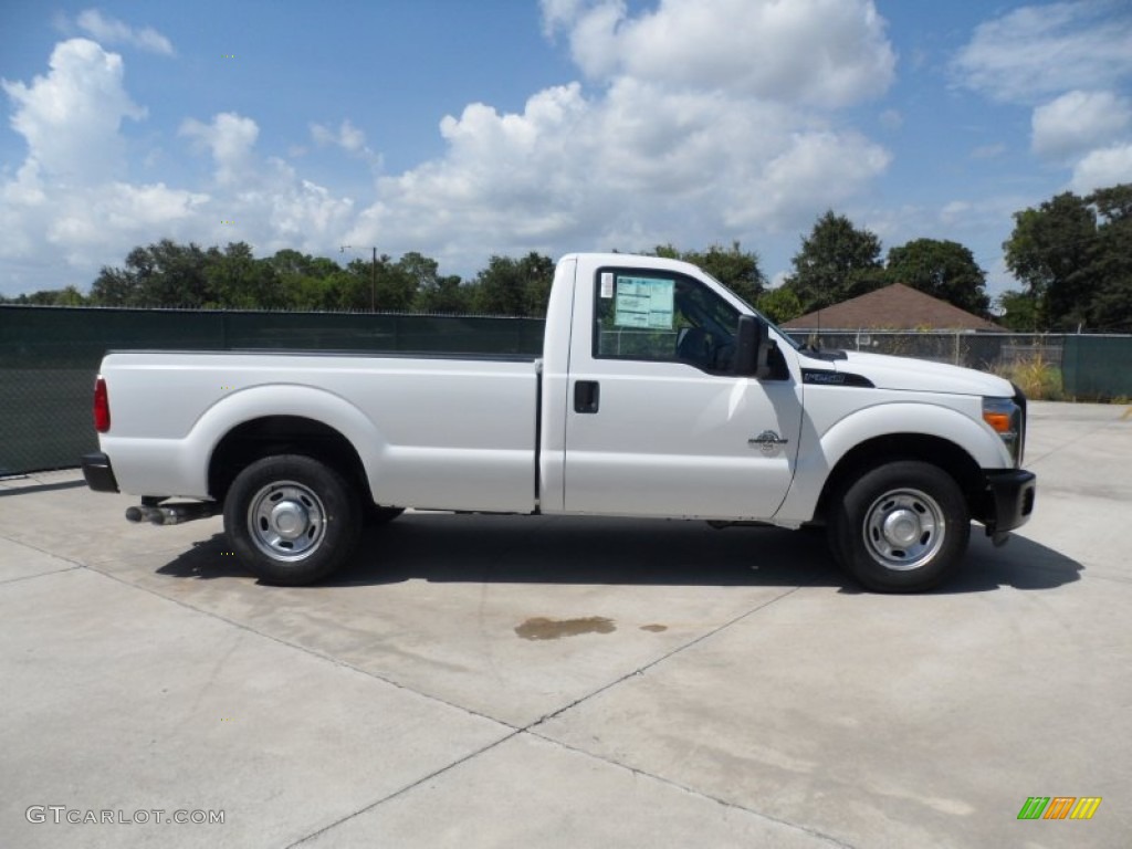 2012 F250 Super Duty XL Regular Cab - Oxford White / Steel photo #2