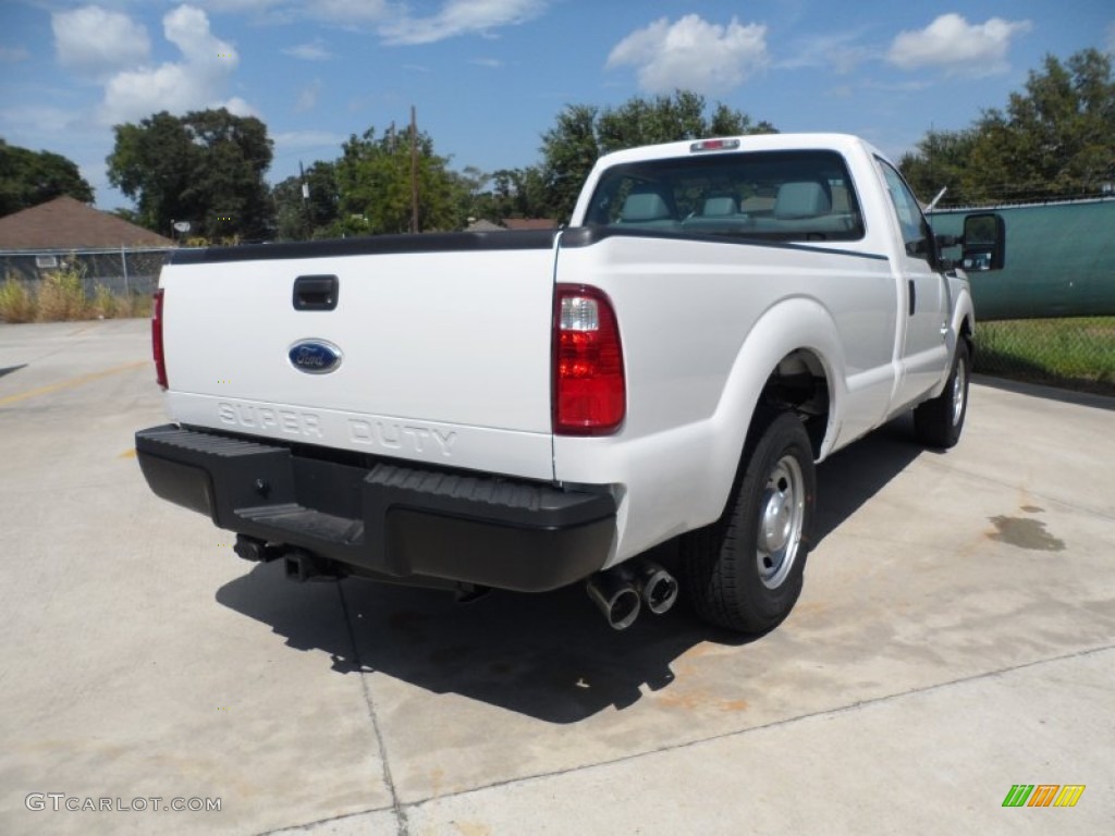 2012 F250 Super Duty XL Regular Cab - Oxford White / Steel photo #3