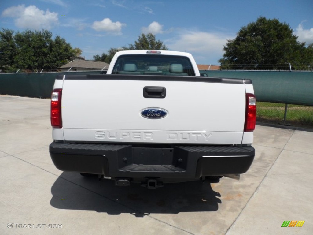 2012 F250 Super Duty XL Regular Cab - Oxford White / Steel photo #4