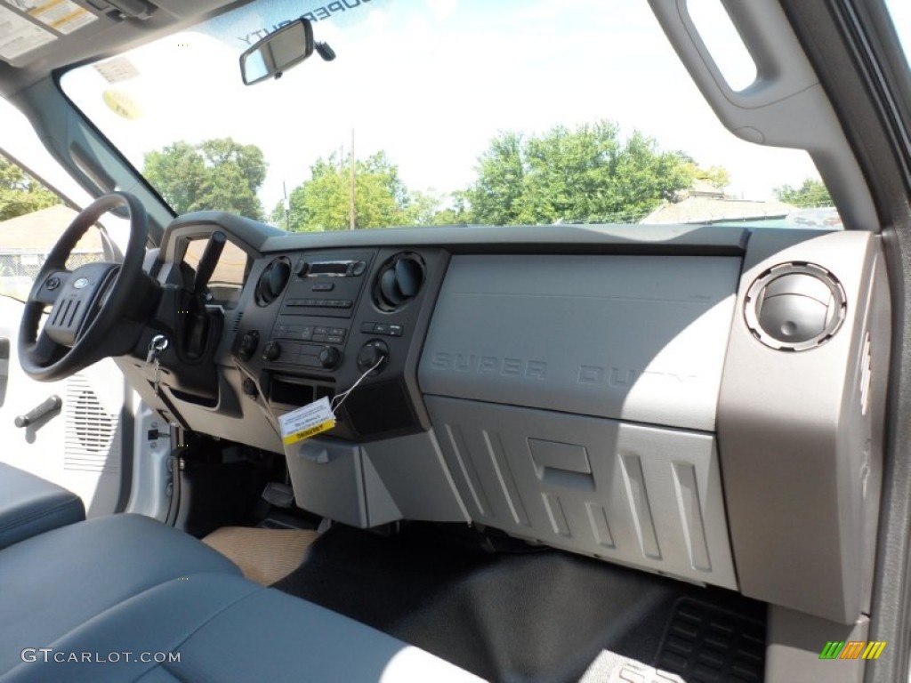 2012 Ford F250 Super Duty XL Regular Cab Steel Dashboard Photo #52916817