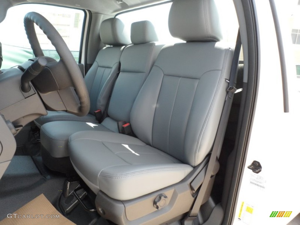 Steel Interior 2012 Ford F250 Super Duty XL Regular Cab Photo #52916859