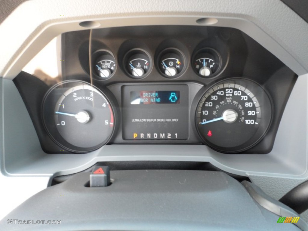 2012 Ford F250 Super Duty XL Regular Cab Gauges Photo #52916973