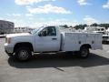 Summit White - Sierra 3500HD Work Truck Regular Cab Utility Photo No. 4