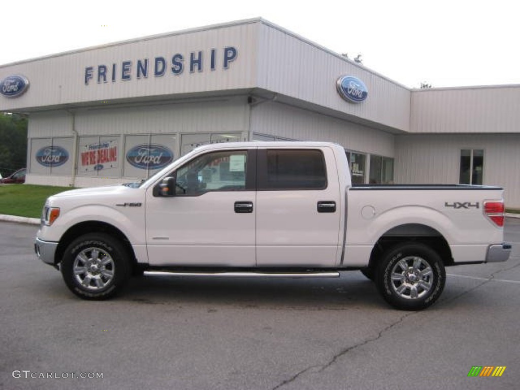 2011 F150 XLT SuperCrew 4x4 - Oxford White / Steel Gray photo #1