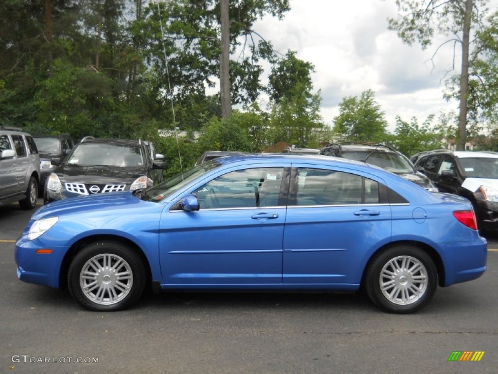 Marathon Blue Pearl 2008 Chrysler Sebring Touring Sedan Exterior Photo #52919064