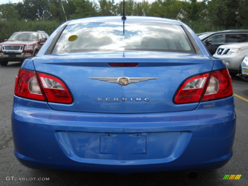 Marathon Blue Pearl 2008 Chrysler Sebring Touring Sedan Exterior Photo #52919094