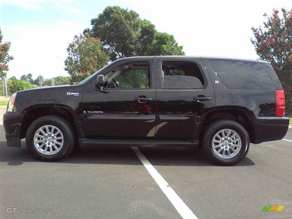 Onyx Black 2008 GMC Yukon Hybrid 4x4 Exterior Photo #52919640