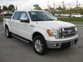 Oxford White - F150 Lariat SuperCrew 4x4 Photo No. 4