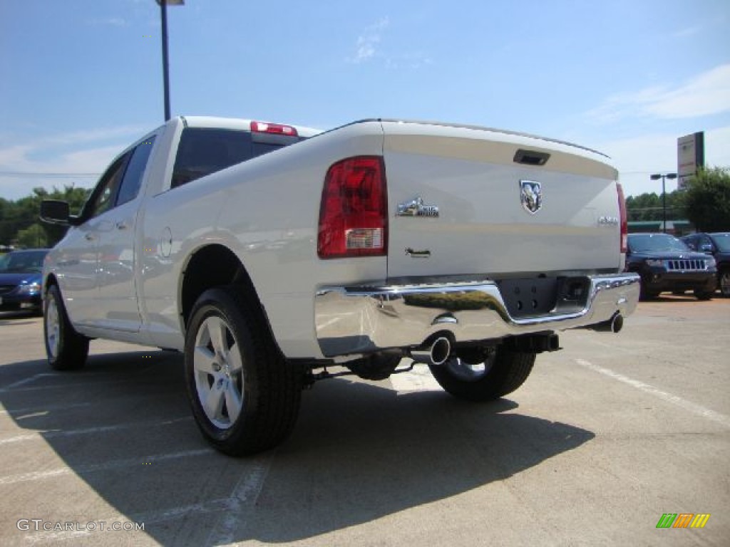 2011 Ram 1500 Big Horn Quad Cab 4x4 - Bright White / Dark Slate Gray/Medium Graystone photo #5