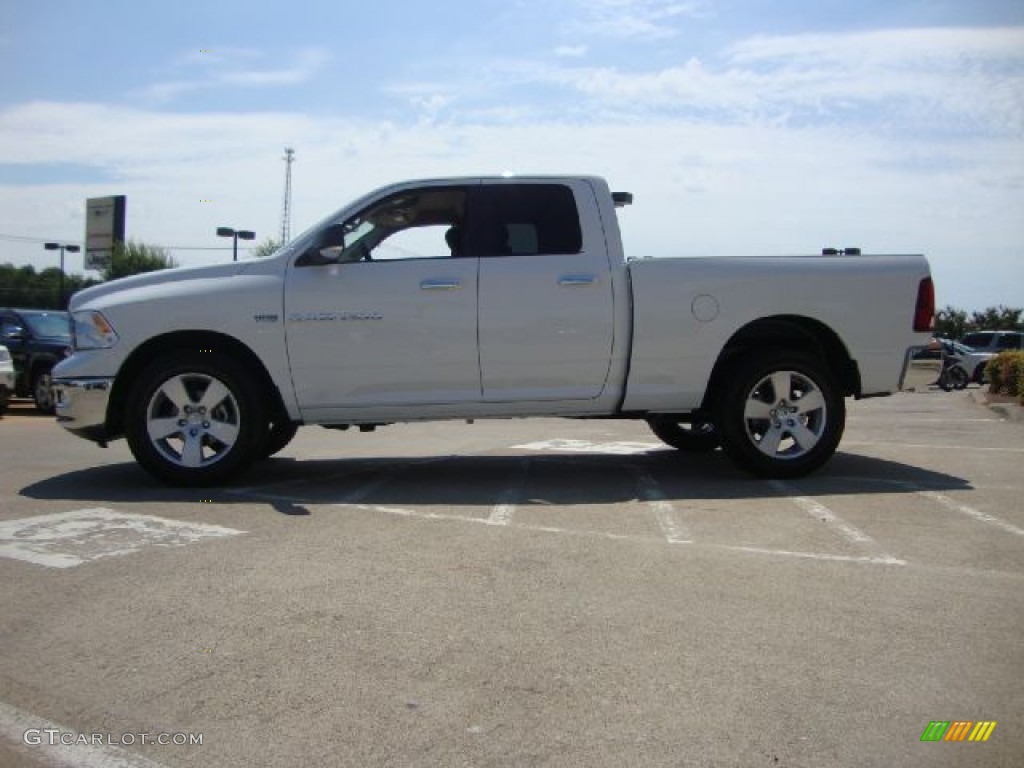 2011 Ram 1500 Big Horn Quad Cab 4x4 - Bright White / Dark Slate Gray/Medium Graystone photo #6