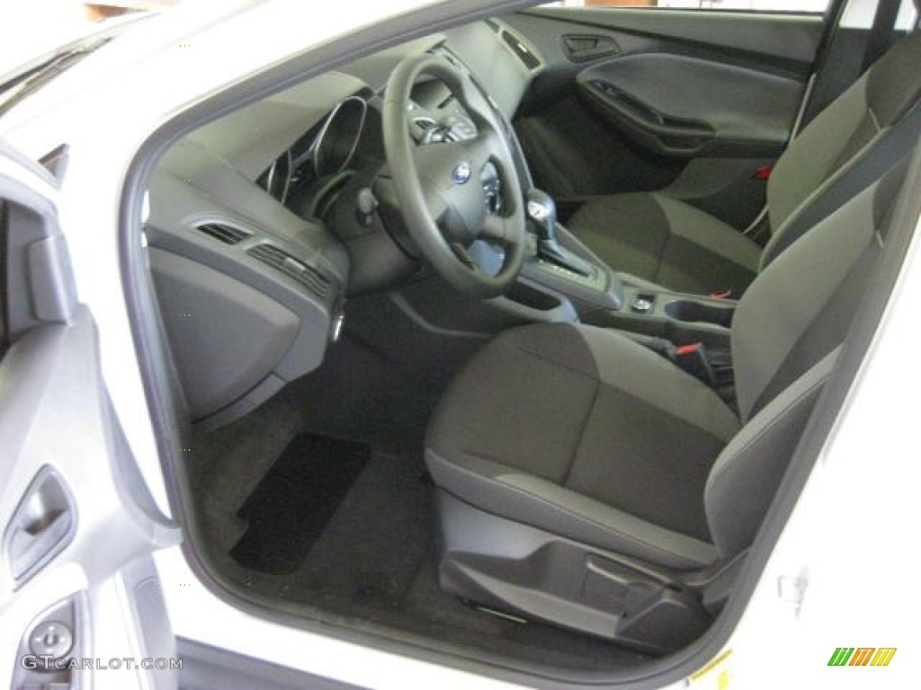 Charcoal Black Interior 2012 Ford Focus S Sedan Photo #52920459