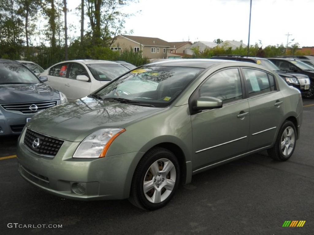 2007 Sentra 2.0 S - Metallic Jade / Charcoal/Steel photo #1