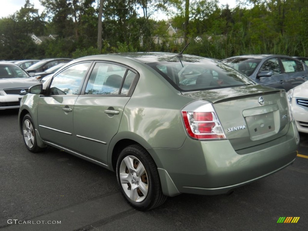 2007 Sentra 2.0 S - Metallic Jade / Charcoal/Steel photo #14