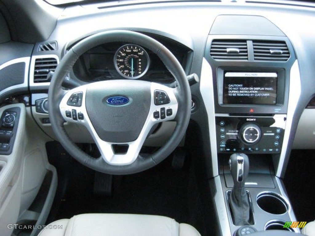 2012 Ford Explorer Limited 4WD Medium Light Stone Dashboard Photo #52921047