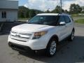 2012 White Platinum Tri-Coat Ford Explorer Limited 4WD  photo #2
