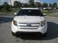 2012 White Platinum Tri-Coat Ford Explorer Limited 4WD  photo #3