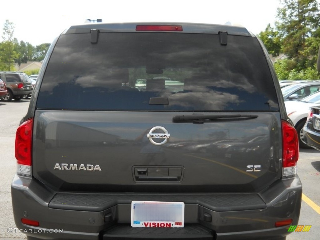 2008 Armada SE 4x4 - Smoke Gray / Charcoal photo #19