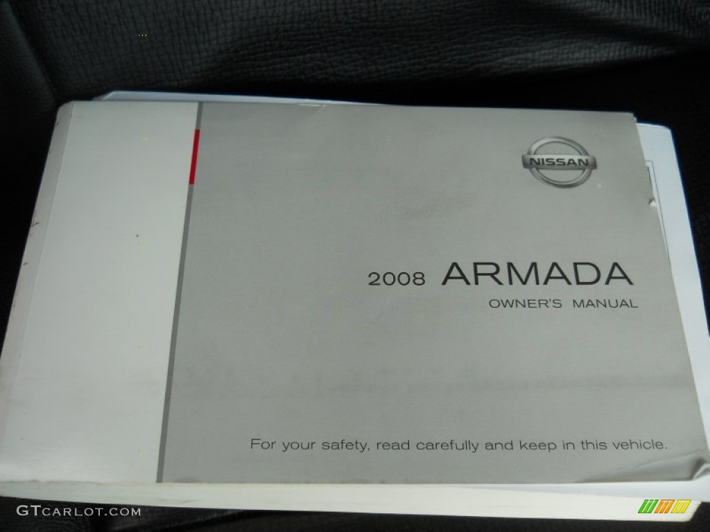 2008 Armada SE 4x4 - Smoke Gray / Charcoal photo #24