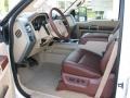 Chaparral Leather 2012 Ford F250 Super Duty King Ranch Crew Cab 4x4 Interior Color