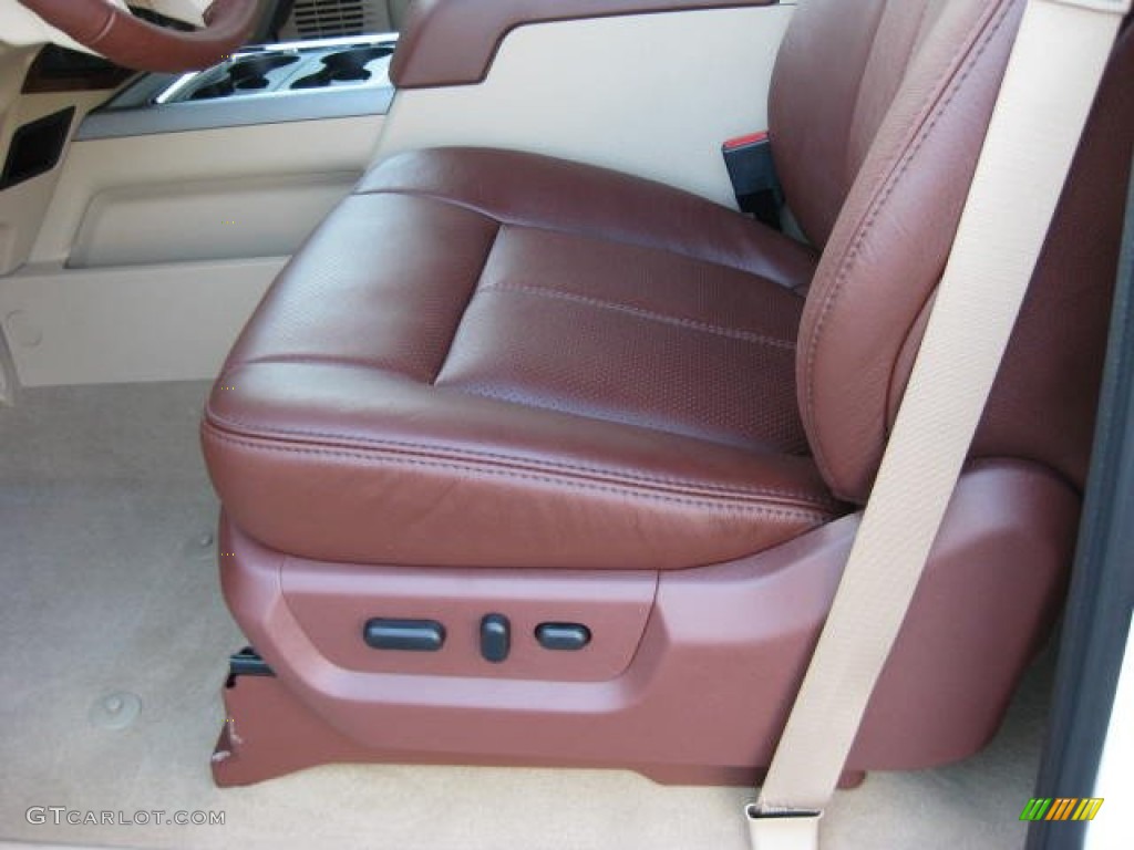 Chaparral Leather Interior 2012 Ford F250 Super Duty King Ranch Crew Cab 4x4 Photo #52921788