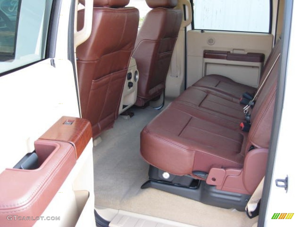 Chaparral Leather Interior 2012 Ford F250 Super Duty King Ranch Crew Cab 4x4 Photo #52921818