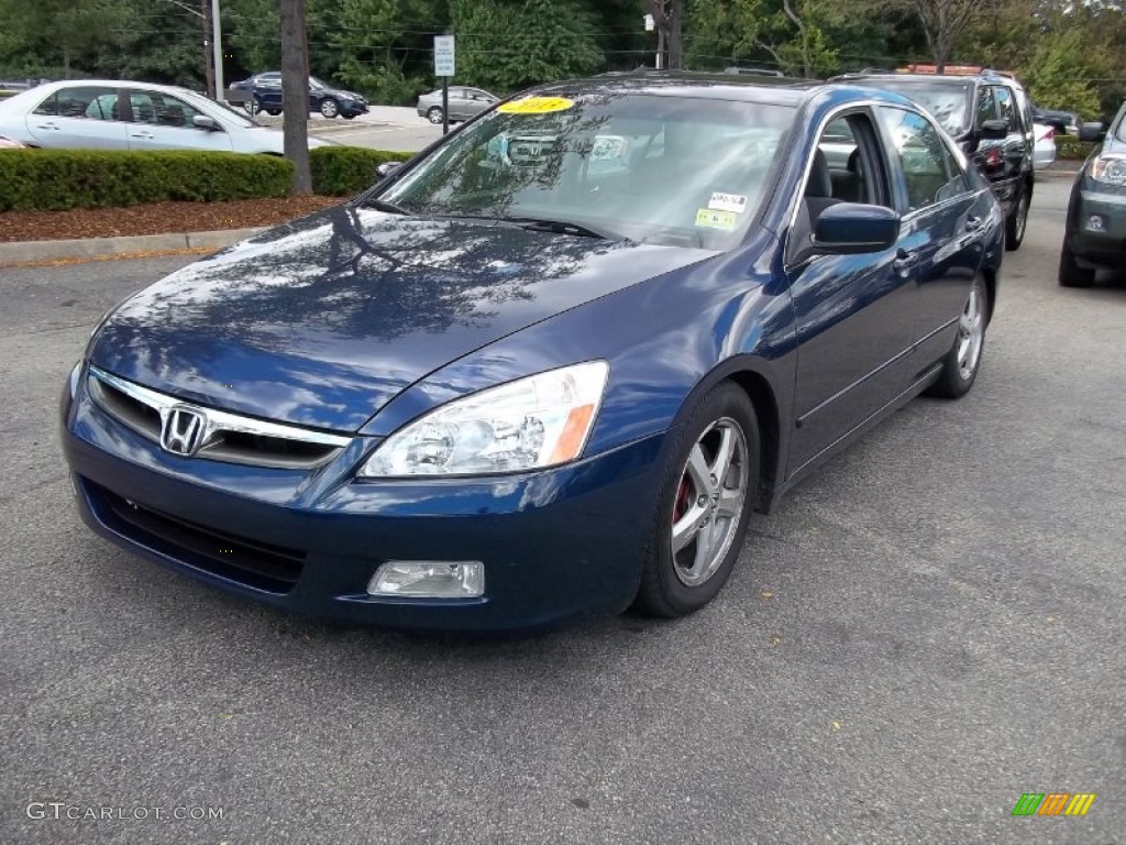 2003 Accord EX Sedan - Eternal Blue Pearl / Gray photo #4