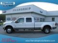 2012 White Platinum Metallic Tri-Coat Ford F350 Super Duty King Ranch Crew Cab 4x4 Dually  photo #1