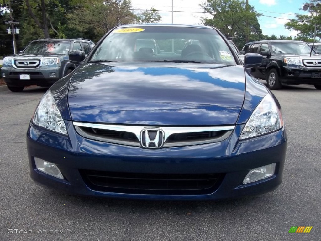 2003 Accord EX Sedan - Eternal Blue Pearl / Gray photo #6