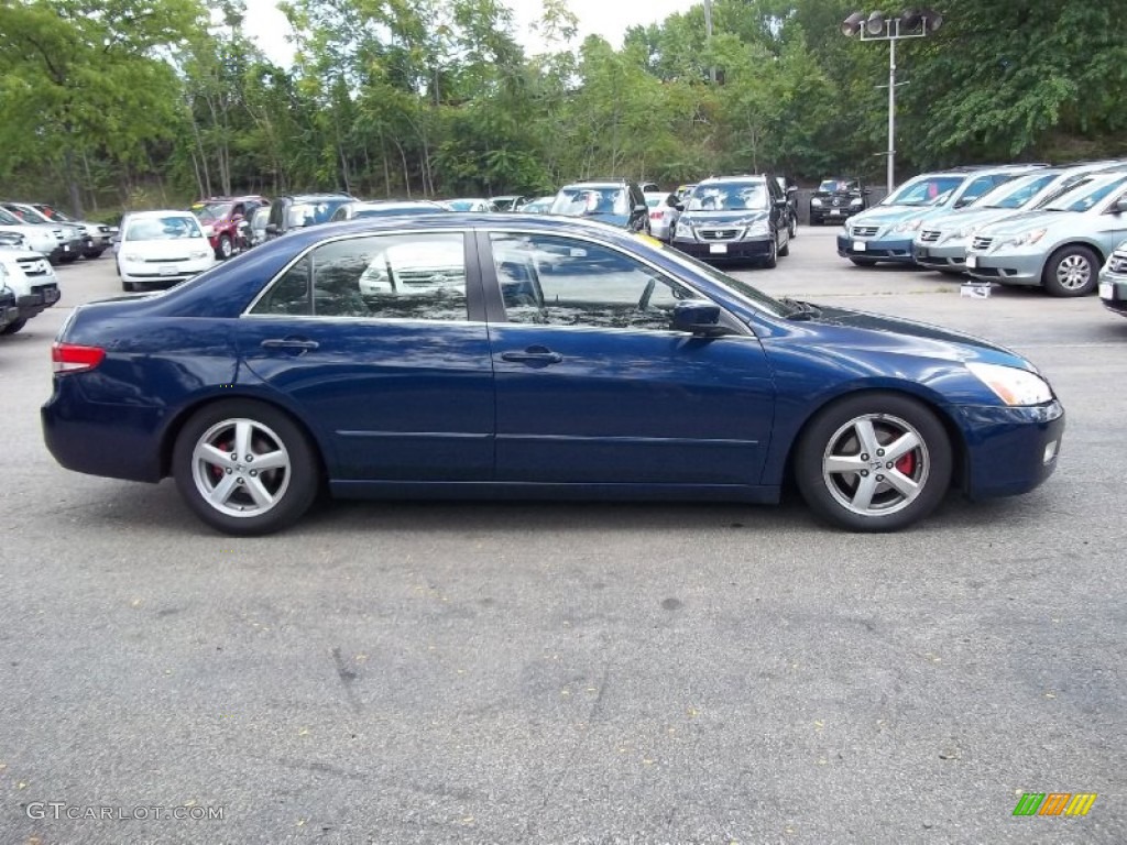 2003 Accord EX Sedan - Eternal Blue Pearl / Gray photo #8