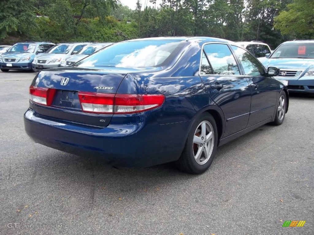 2003 Accord EX Sedan - Eternal Blue Pearl / Gray photo #9