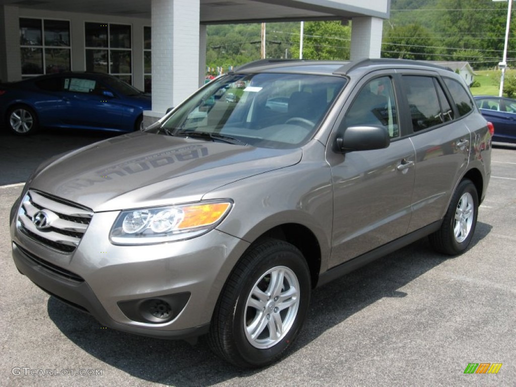 Mineral Gray 2012 Hyundai Santa Fe GLS AWD Exterior Photo #52922604