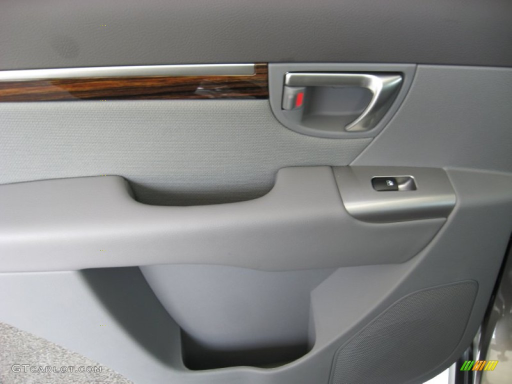 2012 Hyundai Santa Fe GLS AWD Gray Door Panel Photo #52922860