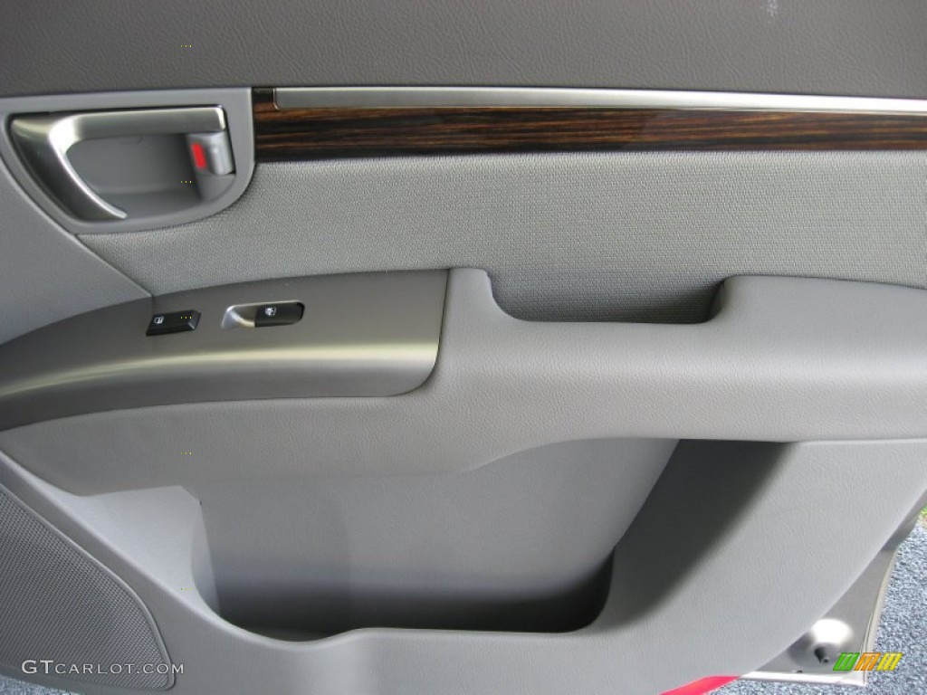 2012 Hyundai Santa Fe GLS AWD Gray Door Panel Photo #52922902