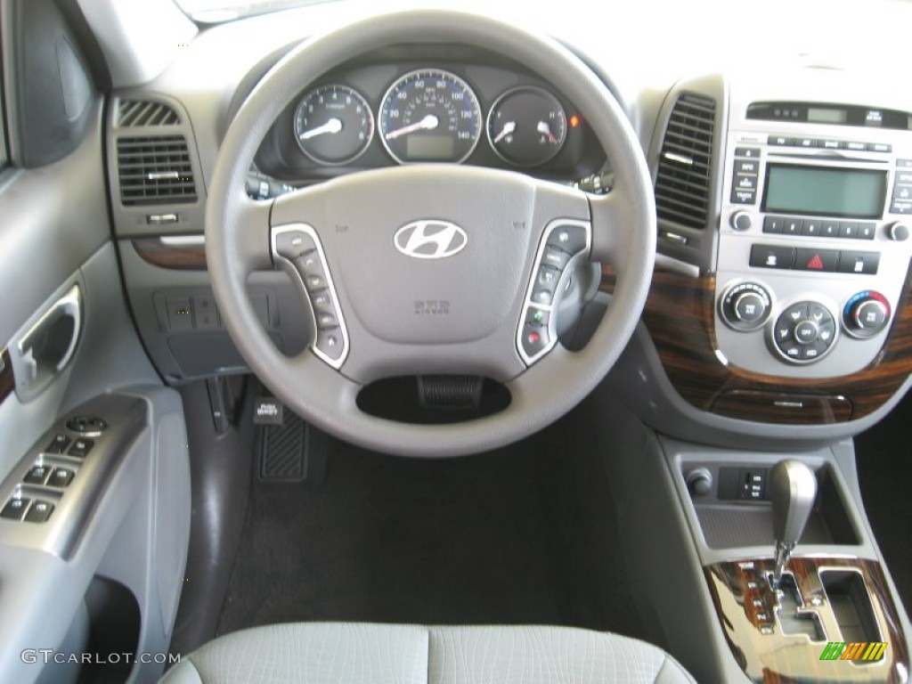 2012 Hyundai Santa Fe GLS AWD Gray Dashboard Photo #52922917