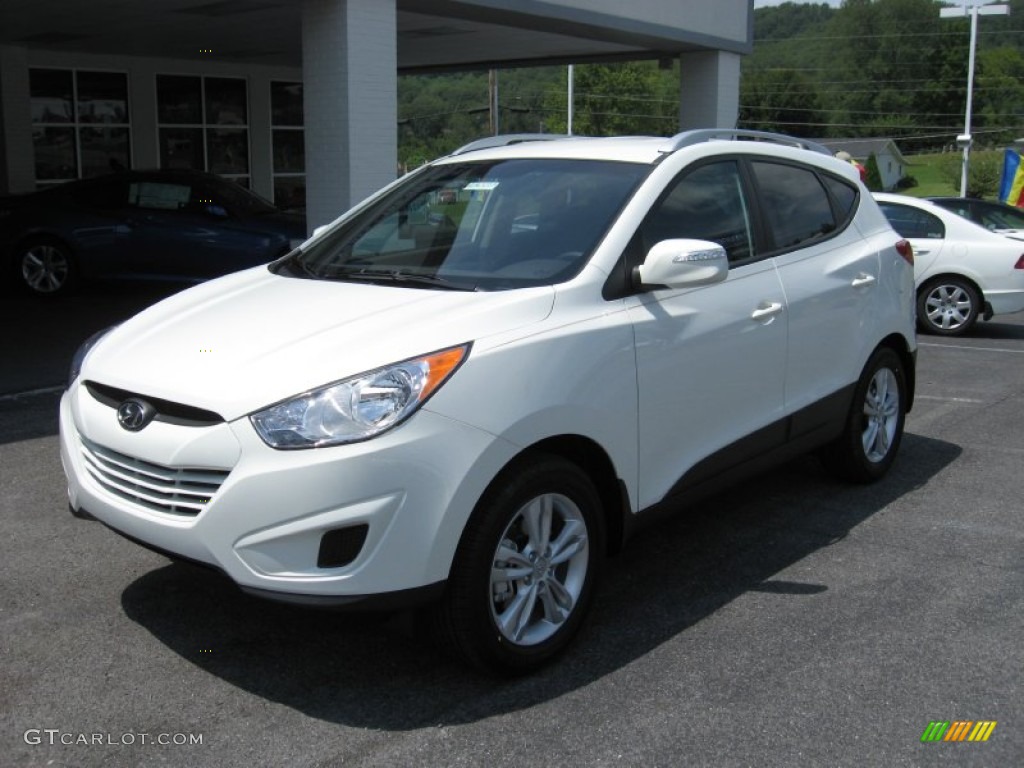 Cotton White 2012 Hyundai Tucson GLS Exterior Photo #52923040