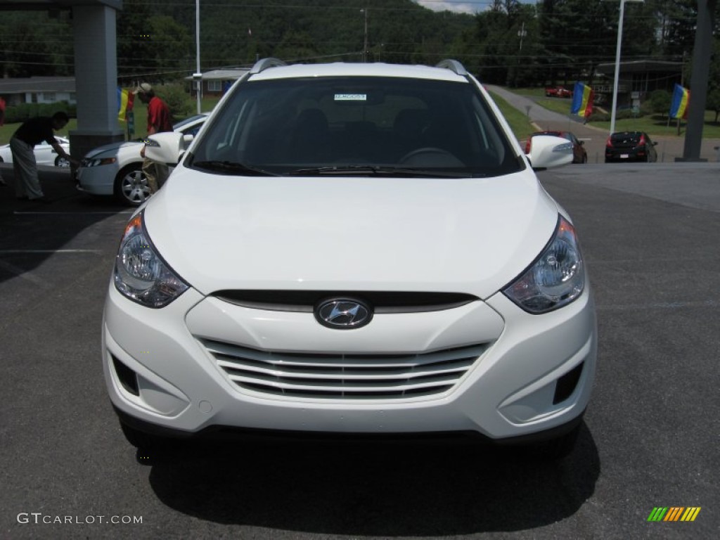 Cotton White 2012 Hyundai Tucson GLS Exterior Photo #52923055