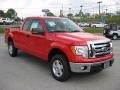 2011 Race Red Ford F150 XLT SuperCab 4x4  photo #4