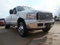 2005 Oxford White Ford F350 Super Duty Lariat SuperCab 4x4 Dually  photo #1