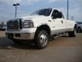 2005 Oxford White Ford F350 Super Duty Lariat SuperCab 4x4 Dually  photo #7