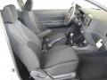 2011 Hyundai Accent Black Interior Interior Photo