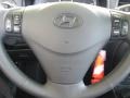2011 Hyundai Accent Black Interior Steering Wheel Photo