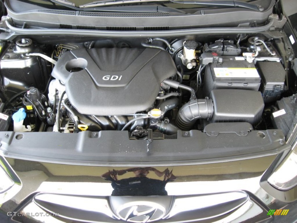 2012 Hyundai Accent GS 5 Door 1.6 Liter GDI DOHC 16-Valve D-CVVT 4 Cylinder Engine Photo #52925248