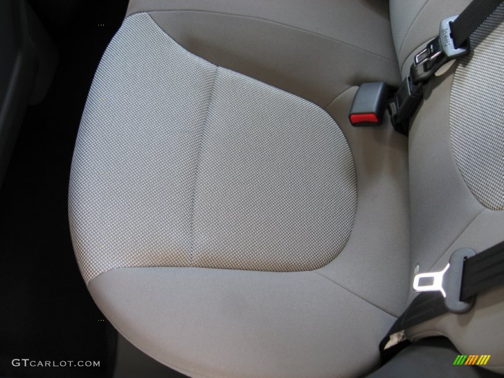 Gray Interior 2012 Hyundai Accent GS 5 Door Photo #52925362