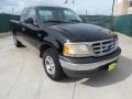 Black 1999 Ford F150 XL Extended Cab
