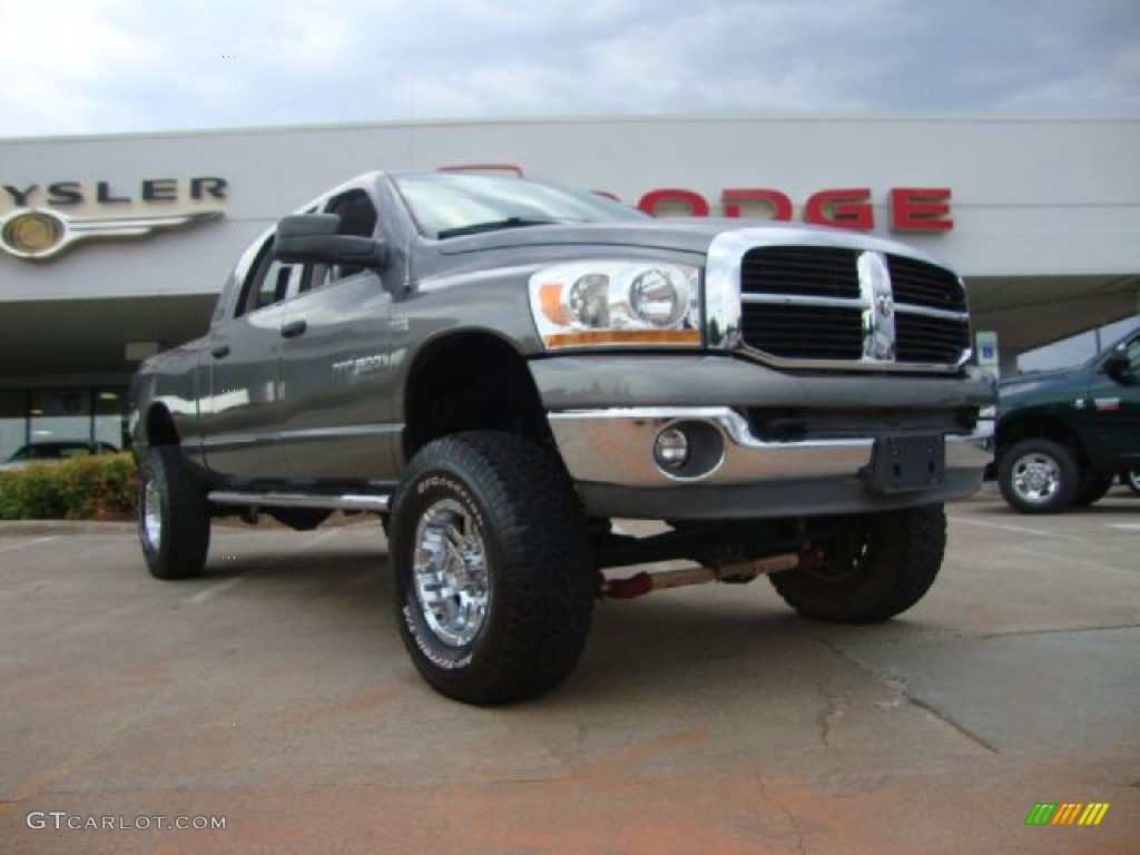 2006 Ram 1500 SLT Mega Cab 4x4 - Mineral Gray Metallic / Medium Slate Gray photo #1